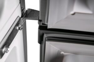 PT-F210S PremierTech Frigorifero Doppia Porta Silver 204 litri E 40dB con congelatore 4 **** stelle luce interna
