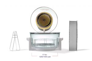 PremierTech PT-FA12 Forno Alogeno ad Aria Ventilato 17 litri 1400 watt cuoce senza olio