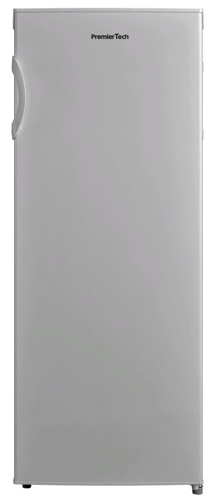 PremierTech PT-FR153S Congelatore Verticale Silver Freezer 160 litri -24°gradi Classe E 4**** Stelle 3 Cassetti e 2 Sportelli