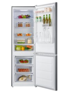 PremierTech PT-F305X Frigorifero Combinato 305 litri E 40dB Defrost Inox Classe E