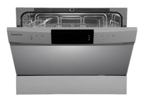 PremierTech PTLS6S Silver Lavastoviglie 6 coperti 8 programmi libera installazione