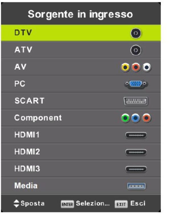 PT-3210 Tv 32" pollici Led HD 16:9 DVB-T2 USB 3 HDMI  PremierTech