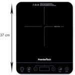 PT-PI1 Piastra a Induzione portatile Fornello induzione Controlli Touch Display led 10 livelli di potenza 200>2000watt Timer 180min 4cm spessore PremierTech