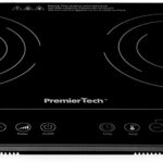 PremierTech® PT-PI2 Piastra a Induzione Doppia Fornello Controlli Touch Display led 10 livelli di potenza 200>3500watt Timer 180min ultra slim  PremierTech
