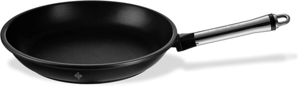 Tangherò Tangherò Padella da 28 cm bassa in Alluminio Pressofuso Antiaderente Diamond con manico removibile PB28T Made in Italy