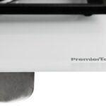 PremierTech PC705GW Piano Cottura a Gas 70cm 5 fuochi in Vetro Bianco con Wok supporti in ghisa
