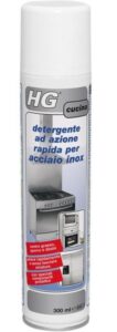 HG Spray Detergente ad azione rapida per acciaio inox 300 ml