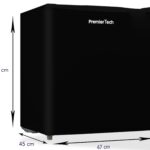 PremierTech® PremierTech PT-FR32B Mini Freezer Congelatore verticale 32 litri -24 gradi 4 Stelle **** A++ 47 x 45 x 51cm 39dB BLACK
