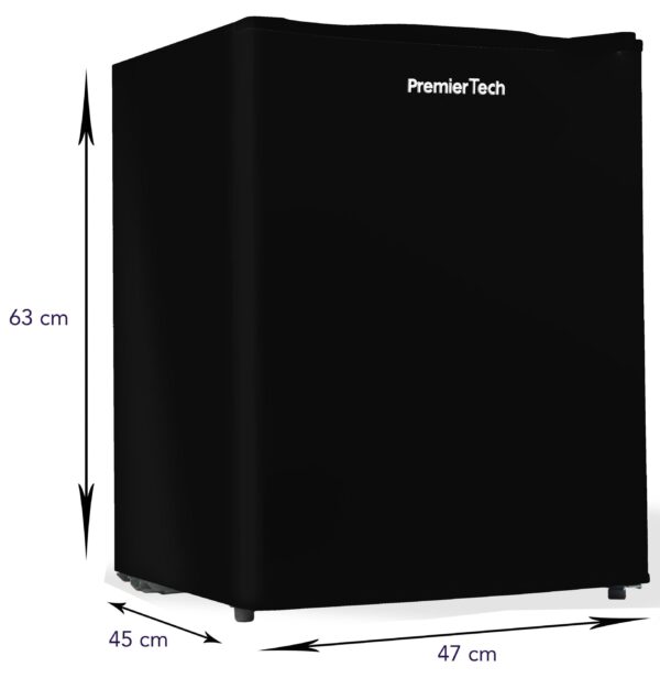 PremierTech® PremierTech PT-FR43B Mini Freezer Nero Congelatore 43 litri da -24° gradi 4**** Stelle E 39dB