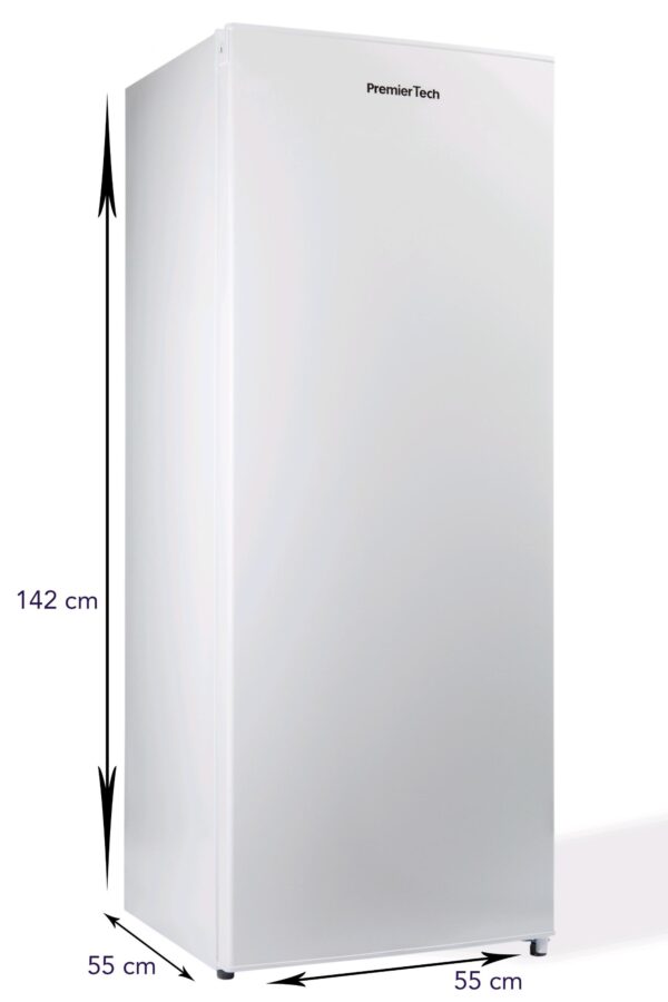 PremierTech PT-FR153 Congelatore Verticale Freezer 160 litri -24°gradi Classe E 4**** Stelle 3 Cassetti e 2 Sportelli 343398