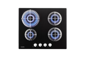 PremierTech PC4G60V Piano cottura a Gas 60cm 4 fuochi Vetro