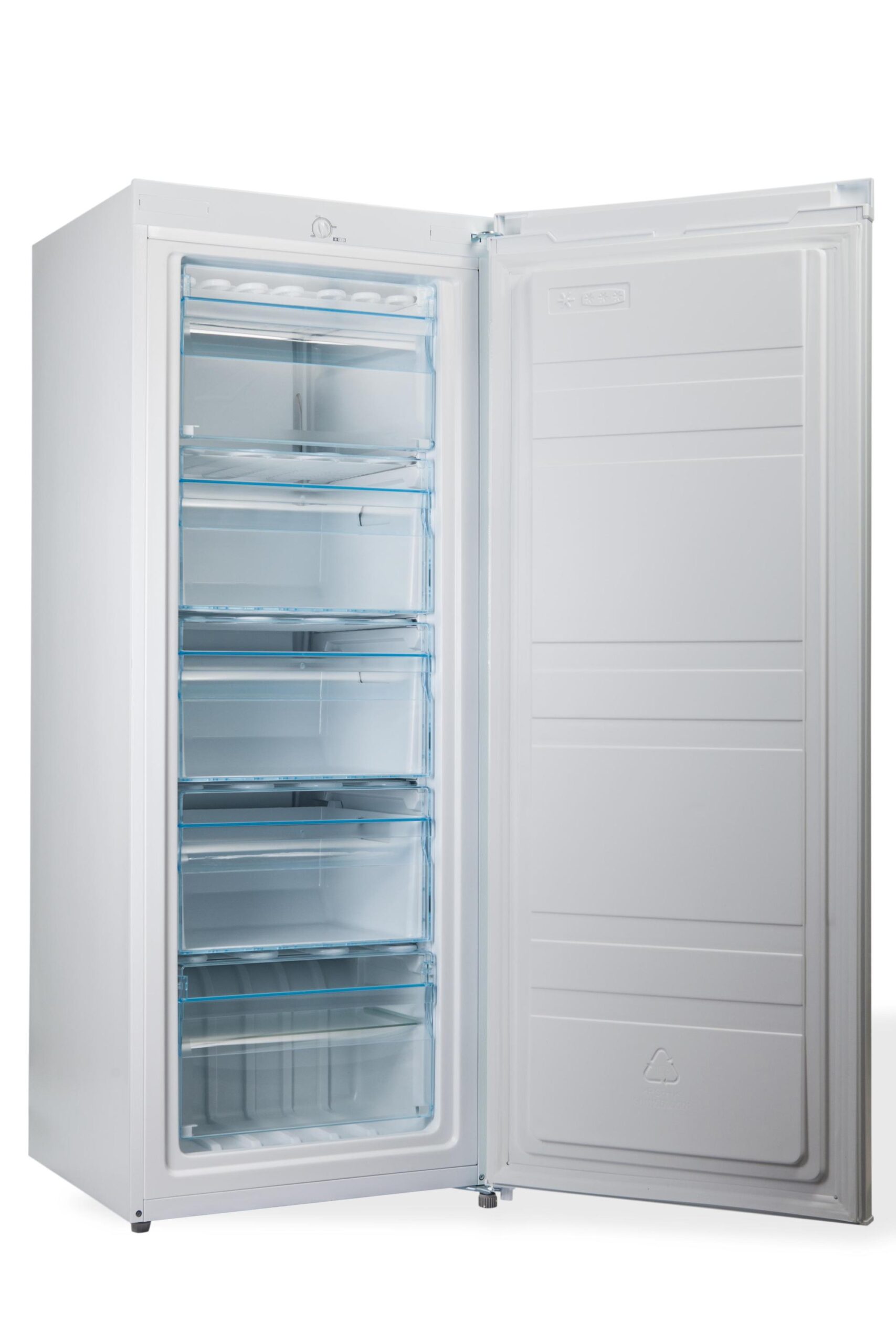 PremierTech PT-FR153 Congelatore Verticale Freezer 160 litri -24°gradi Classe E 4**** Stelle 3 Cassetti e 2 Sportelli