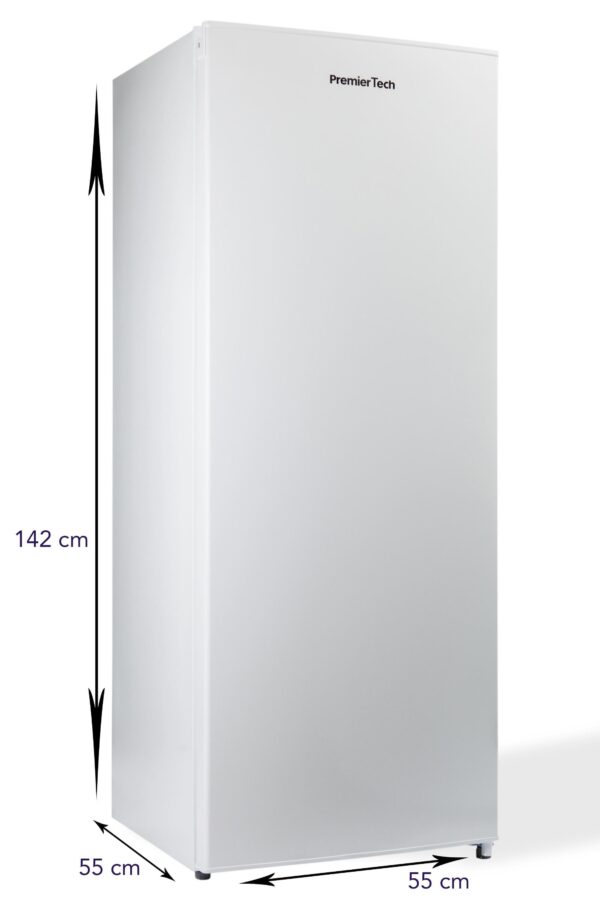 PremierTech® PremierTech PT-FR153 Congelatore Verticale Freezer 160 litri -24°gradi Classe E 4**** Stelle 3 Cassetti e 2 Sportelli