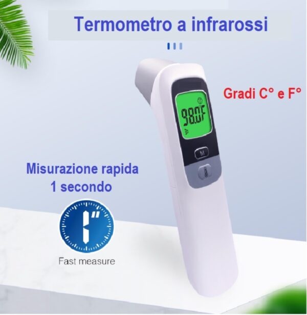 DADO Termometro a infrarossi misurazione corpo rapida gradi c° (no contact)