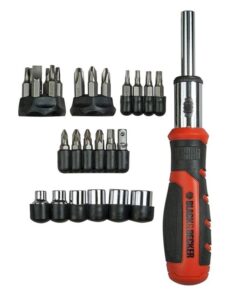 Black & Decker Kit Giravite a Cricchetto con 29 inserti  - BDHT0-62130