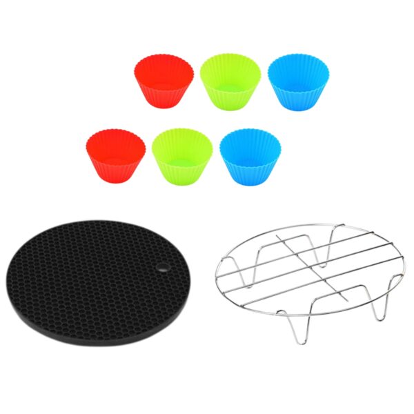 Premiertech Kit accessori per Friggitrice ad Aria 6 pirottini in silicone