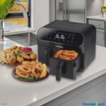 PremierTech Friggitrice ad Aria da 8 Litri - Doppio cestello/cassetto - PT8LAF