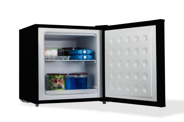 PremierTech PT-FR32B Mini Freezer Congelatore verticale 31 litri -24 gradi 4 Stelle **** Classe E 47 x 45 x 51cm 39dB BLACK
