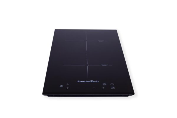PT-PC2I PremierTech Piano Cottura Induzione 30cm 2 Fuochi da incasso Funzione Boost Touch Control Display Led Vetro Front Edge