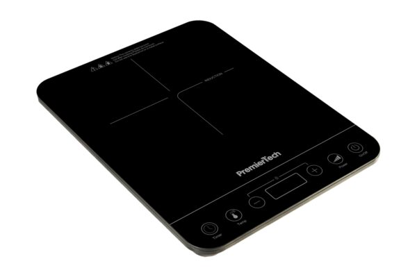 Piastra a Induzione portatile Fornello Controlli Touch Display led 10 livelli di potenza 200>2000watt Timer 180min 4cm spessore PremierTech