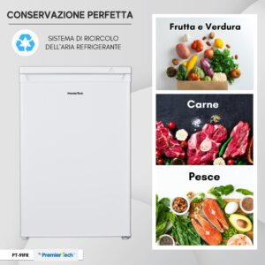 Premiertech PT91FR Congelatore Freezer verticale 91 litri Classe E sottotavolo