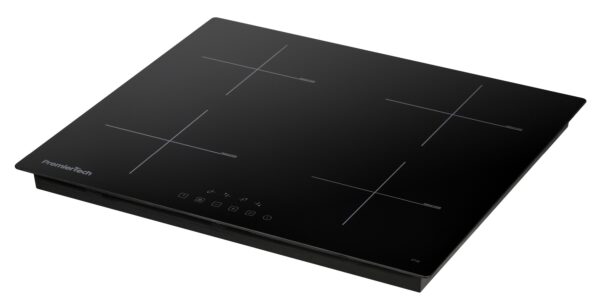 PremierTech Piano Cottura a Induzione 60cm 4 Zone Timer e Blocco sicurezza PT4I