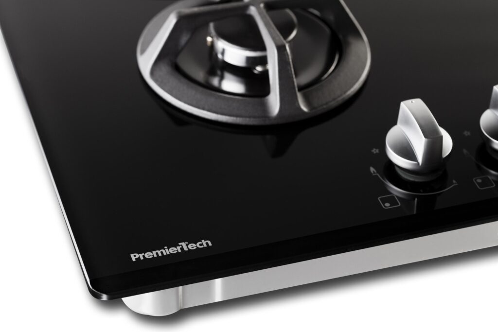 PremierTech PC4G60V Piano cottura a Gas 60cm 4 fuochi Vetro