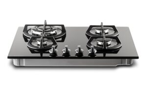 PremierTech PC4G60V Piano cottura a Gas 60cm 4 fuochi Vetro