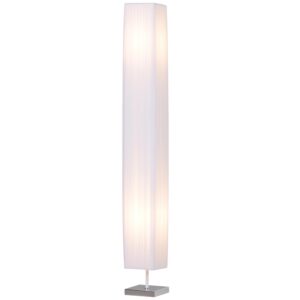 Oigger Lampada da Terra Lampada Piantana da Terra Design Moderna Salotto Tessuto 14×14×120cm Bianco