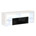 Oigger Mobile Porta TV con Luci a LED di 20 Colori e Telecomando per TV fino 55