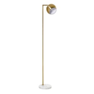 Oigger Lampada da Terra Moderna con Paralume Regolabile in Stile Vintage Compatibile con E27 40W - Oro