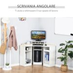 Scrivania Angolare con 3 Sezioni