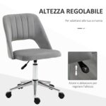 Sedia da Ufficio Ergonomica e Girevole