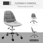 Design Ergonomico e Regolabile Senza Braccioli