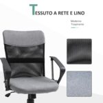 Sedia Girevole ed Ergonomica per Scrivania