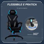 Sedia da Gaming con Supporto Lombare