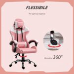 Sedia da Gaming Ergonomica con Poggiatesta