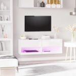 Mobile Porta TV Moderno con Luci LED di 20 Colori