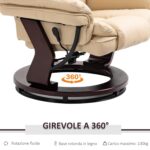 Girevole a 360° e Reclinabile