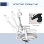 Sedia Ergonomica da Ufficio con Poggiatesta