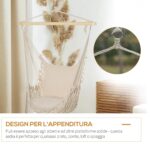 Sedia a Dondolo Sospesa in Stile Shabby Chic