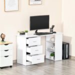 Scrivania per Camera e Ufficio in Legno 120x49x72cm Bianco