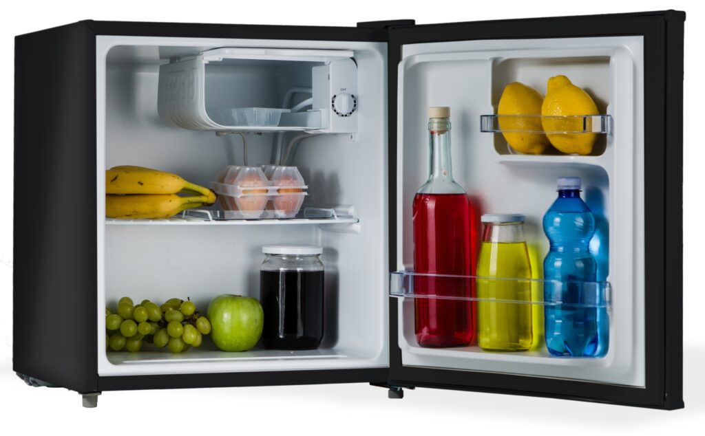 PremierTech® PremierTech Mini Frigo Bar 45 Litri con chiave Frigo Hotel Frigo Ufficio Nero Classe E