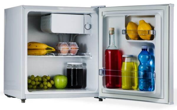 PremierTech Mini Frigo Bar 45 Litri Frigo Hotel Frigo Ufficio Classe E Bianco PT-F47K con chiave