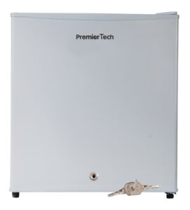 PremierTech Mini Frigo Bar 45 Litri Frigo Hotel Frigo Ufficio Classe E Bianco PT-F47K con chiave