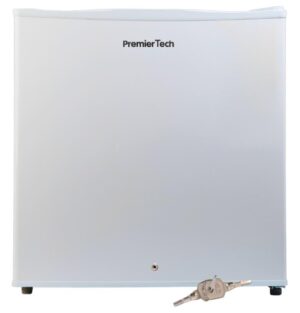 PremierTech PT-FR32K Mini Freezer Congelatore verticale con chiave 31 litri -24 gradi 4 Stelle ****Classe E 47 x 45 x 51cm 39dB