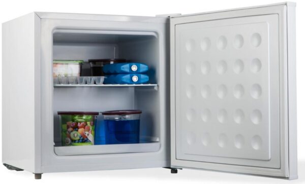PremierTech PT-FR32K Mini Freezer Congelatore verticale con chiave 31 litri -24 gradi 4 Stelle ****Classe E 47 x 45 x 51cm 39dB