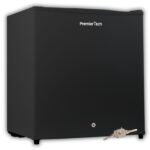 PremierTech® PremierTech PT-FR32BK Mini Freezer Congelatore verticale con chiave 31 litri -24 gradi 4 Stelle **** Classe E 47 x 45 x 51cm 39dB BLACK