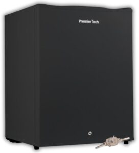 PremierTech PT-FR43BK Mini Freezer Nero Congelatore con chiave 42 litri da -24° gradi 4**** Stelle E 39dB