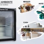 PremierTech Mini Frigo Hotel da Incasso 29L ad Assorbimento con porta in Vetro 220V PTFHG29L